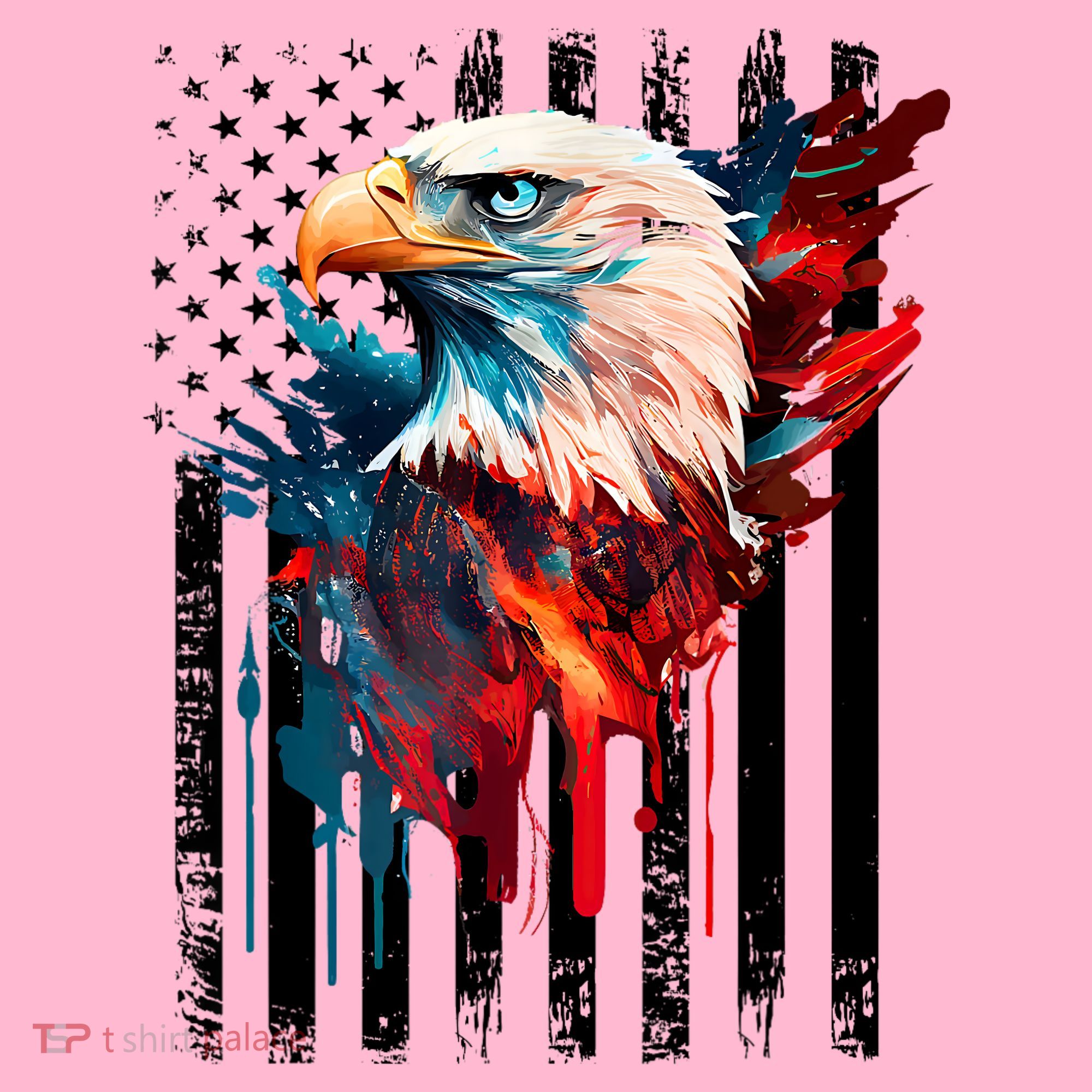 American Flag Eagle Patriots America Eagle Coaster