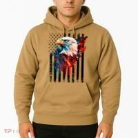 American Flag Eagle Patriots America Eagle Hoodie thumb 2
