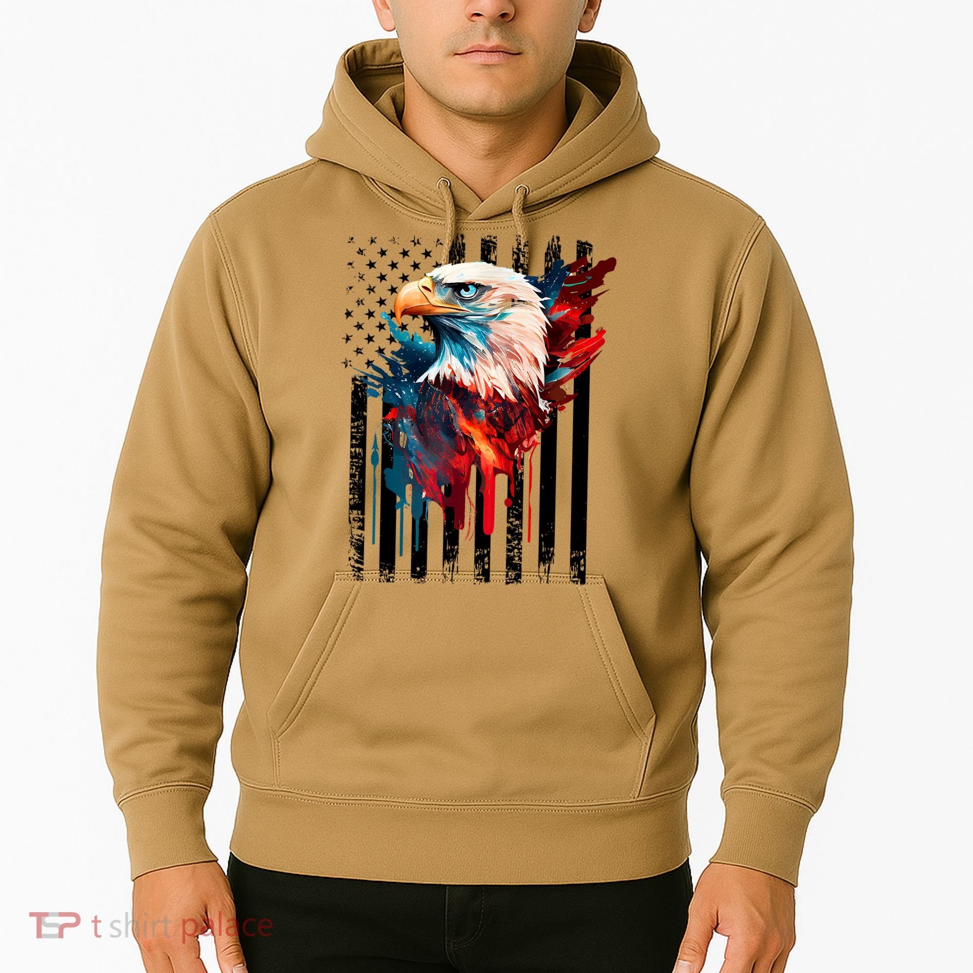 American Flag Eagle Patriots America Eagle Hoodie
