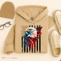 American Flag Eagle Patriots America Eagle Hoodie thumb 4