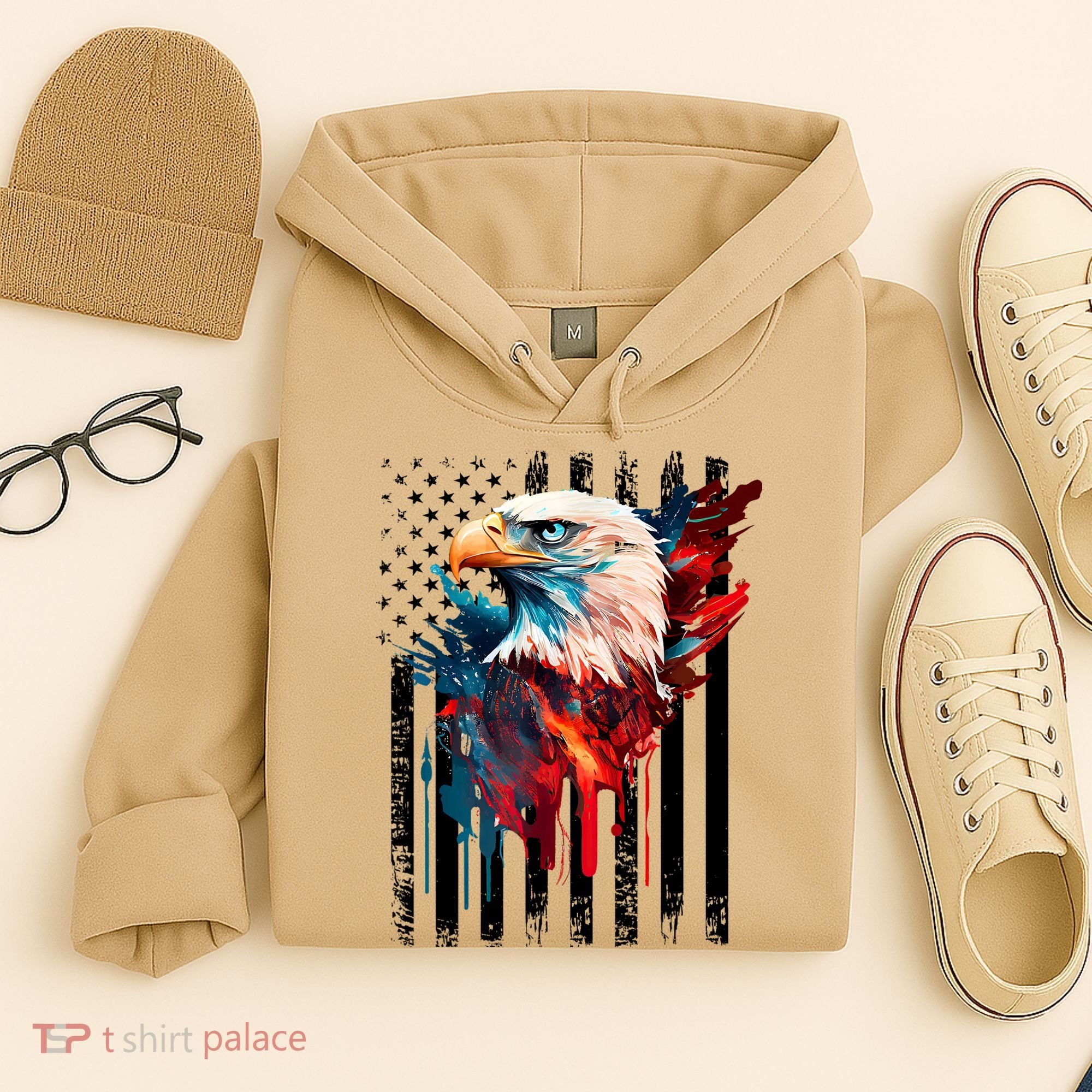 American Flag Eagle Patriots America Eagle Hoodie