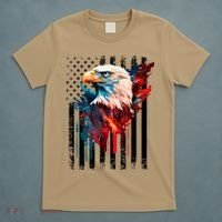 American Flag Eagle Patriots America Eagle T-Shirt thumb 5