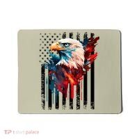 American Flag Eagle Patriots America Eagle Mousepad thumb 0