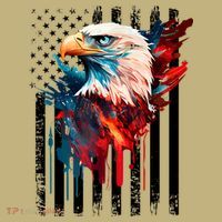 American Flag Eagle Patriots America Eagle Mousepad thumb 1