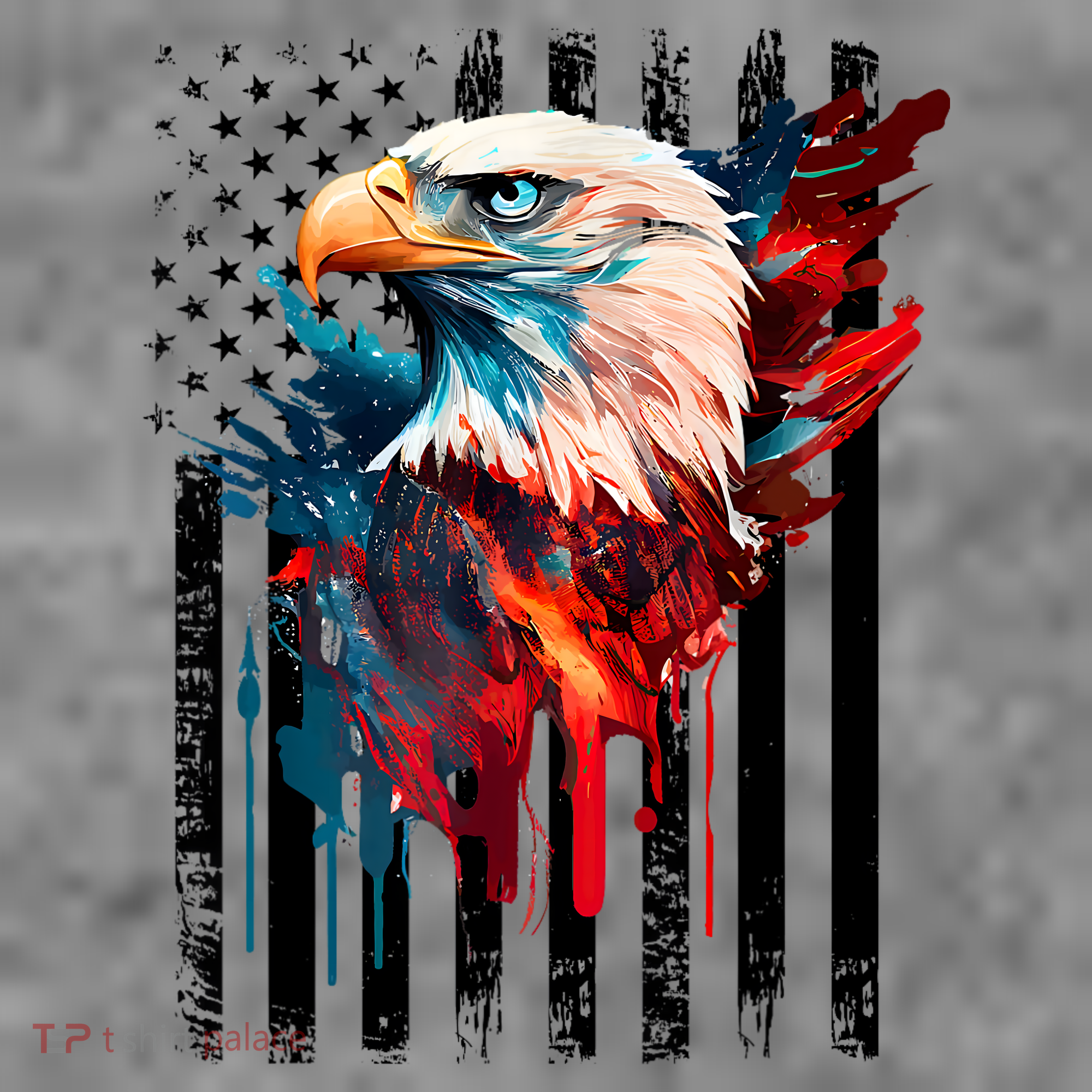 American Flag Eagle Patriots America Eagle Toddler Hoodie
