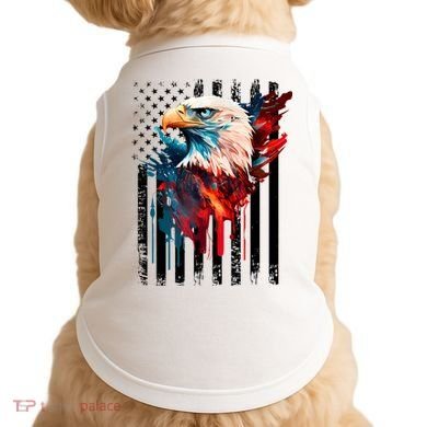 American Flag Eagle Patriots America Eagle Doggie Tank