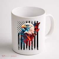 American Flag Eagle Patriots America Eagle Coffee Mug thumb 1