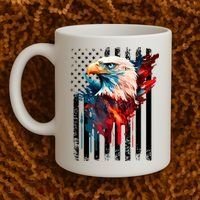American Flag Eagle Patriots America Eagle Coffee Mug thumb 2
