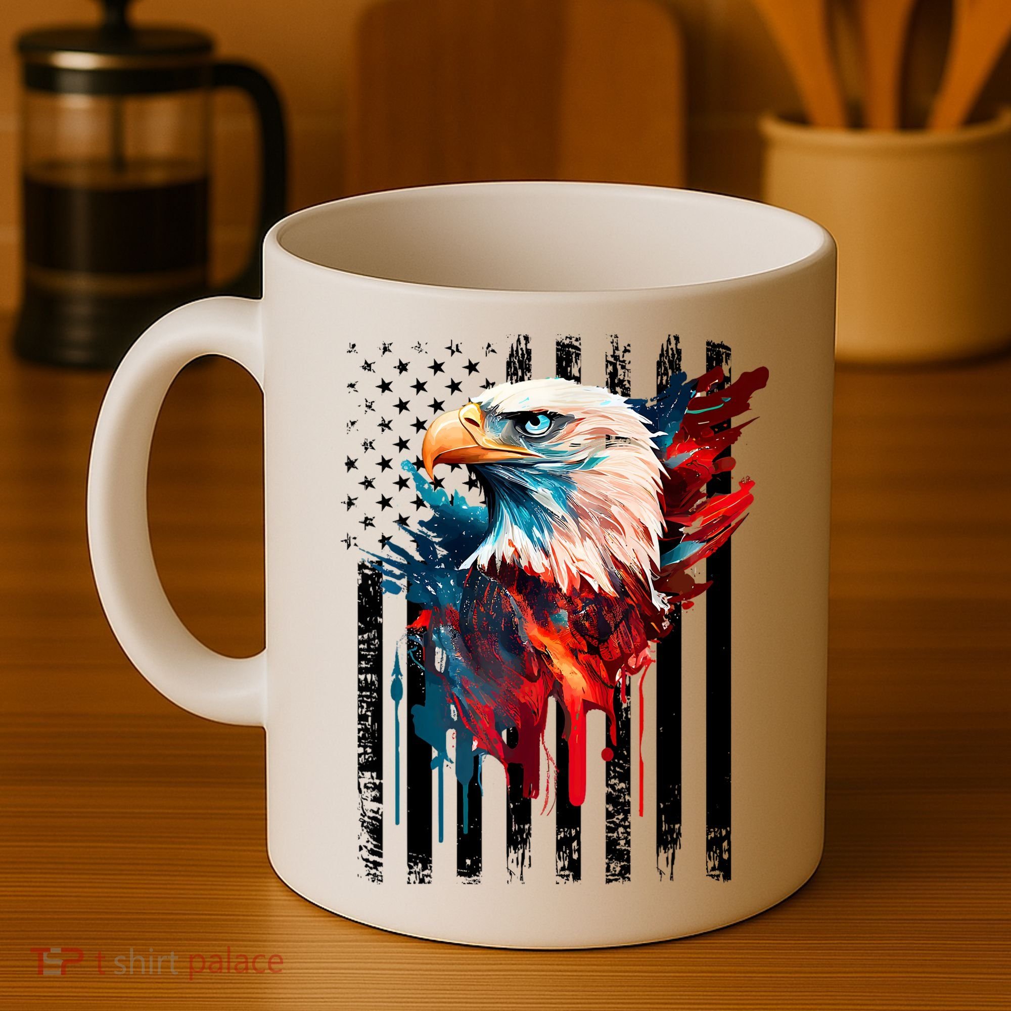 American Flag Eagle Patriots America Eagle Coffee Mug