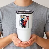 American Flag Eagle Patriots America Eagle Tumbler thumb 2