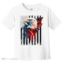 American Flag Eagle Patriots America Eagle Toddler T-Shirt thumb 0