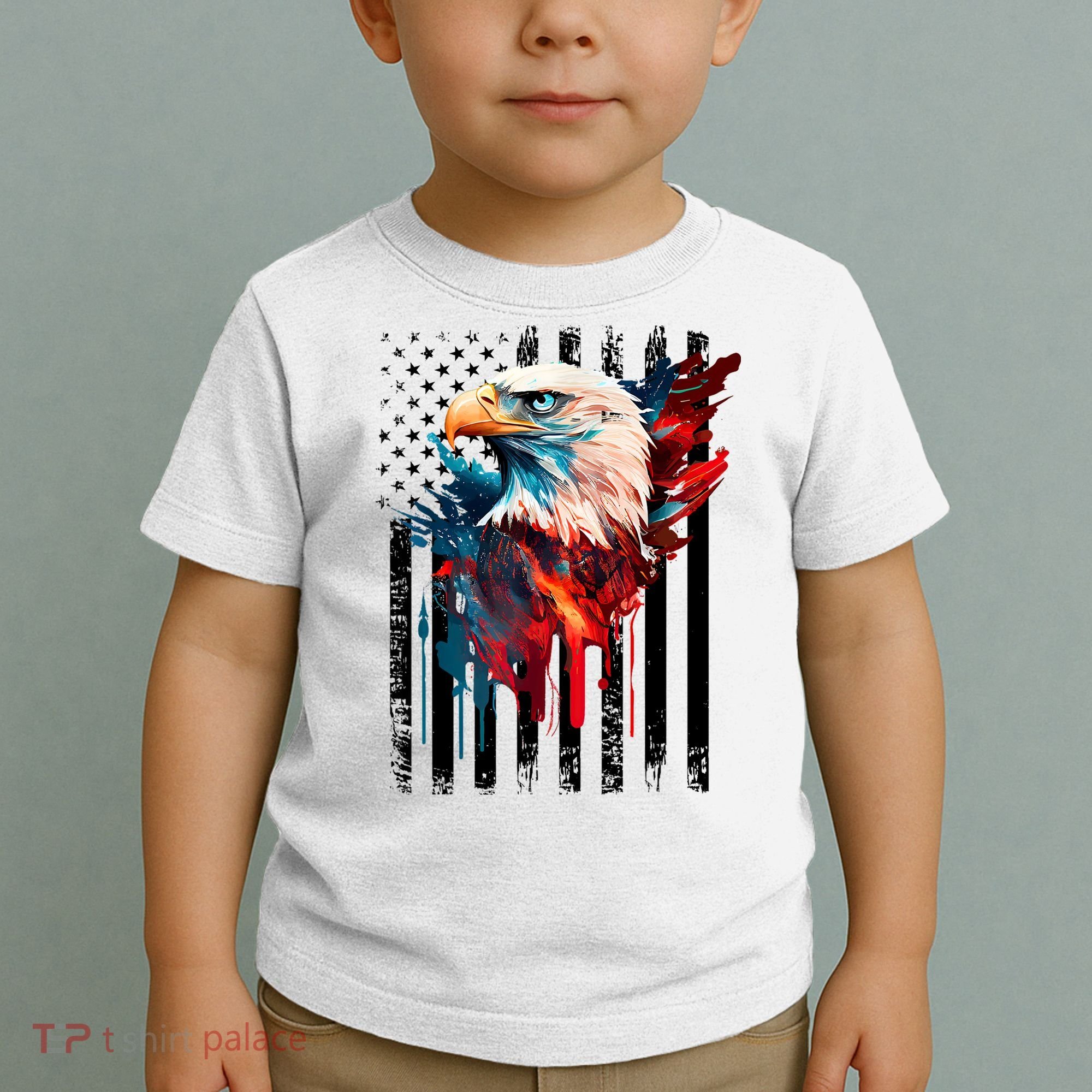 American Flag Eagle Patriots America Eagle Toddler T-Shirt