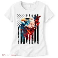 American Flag Eagle Patriots America Eagle Women's T-Shirt thumb 0