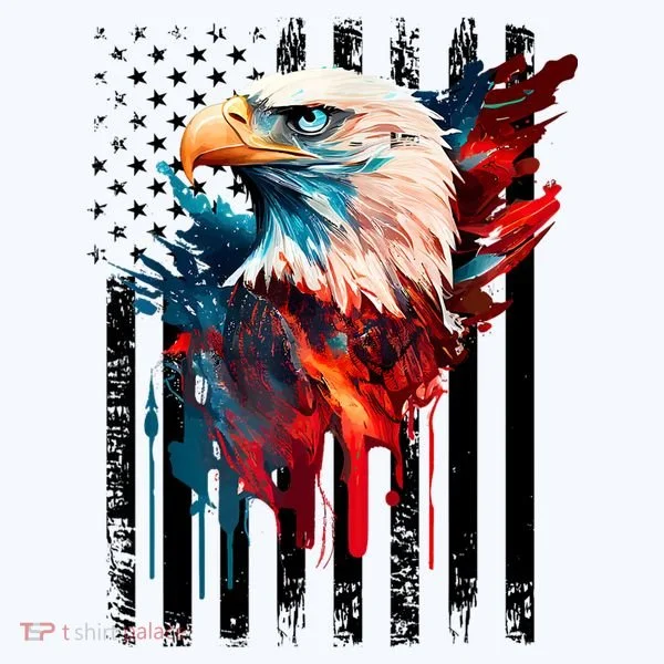 American Flag Eagle Patriots America Eagle Women's T-Shirt