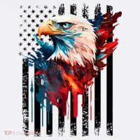 American Flag Eagle Patriots America Eagle Kids Sweatshirt thumb 2