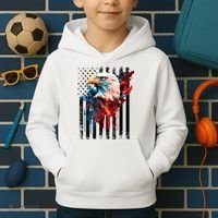 American Flag Eagle Patriots America Eagle Kids Hoodie thumb 2