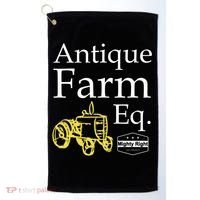 Antique Farm Equipment Golf Towel thumb 0