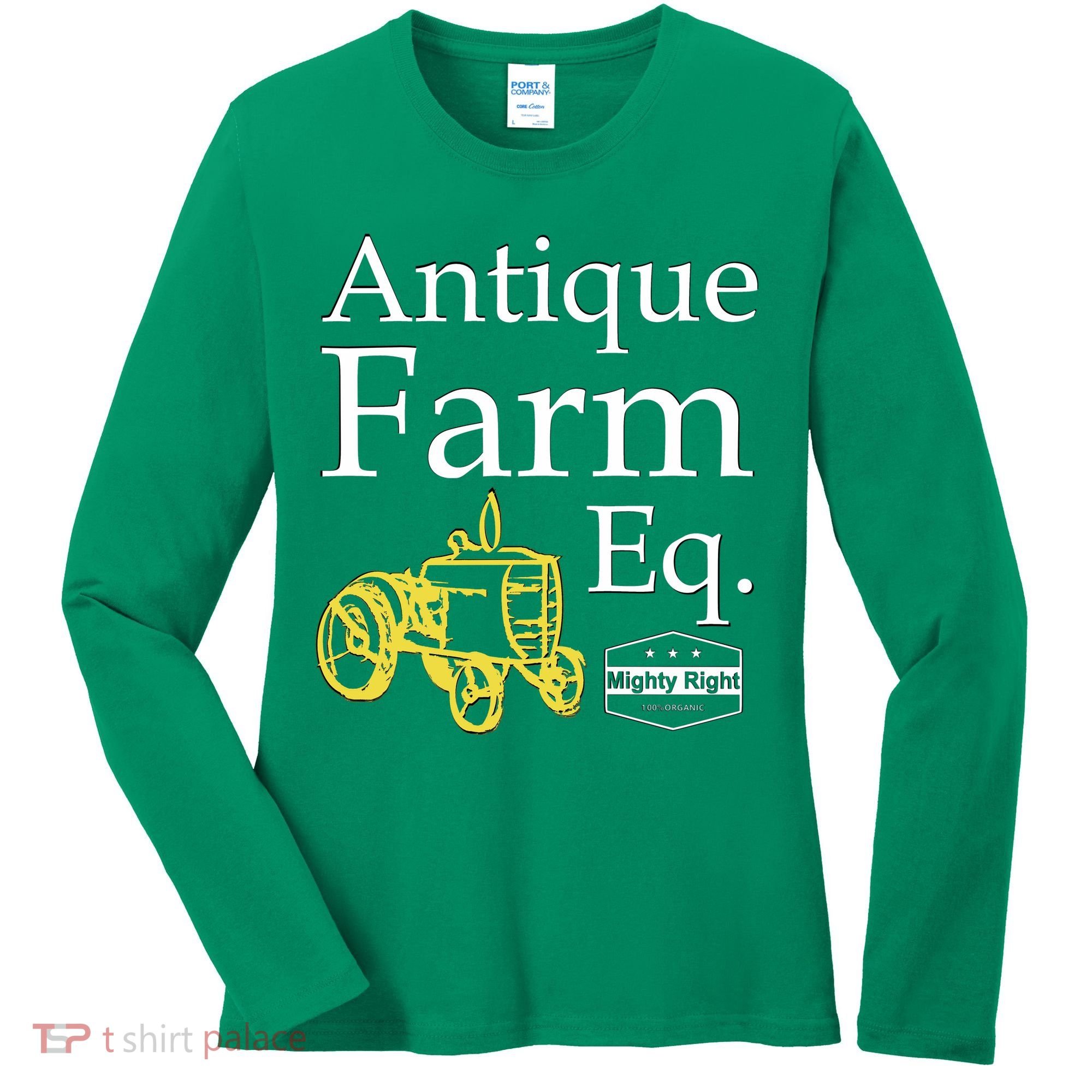 Antique Farm Equipment Women's Long Sleeve Shirt