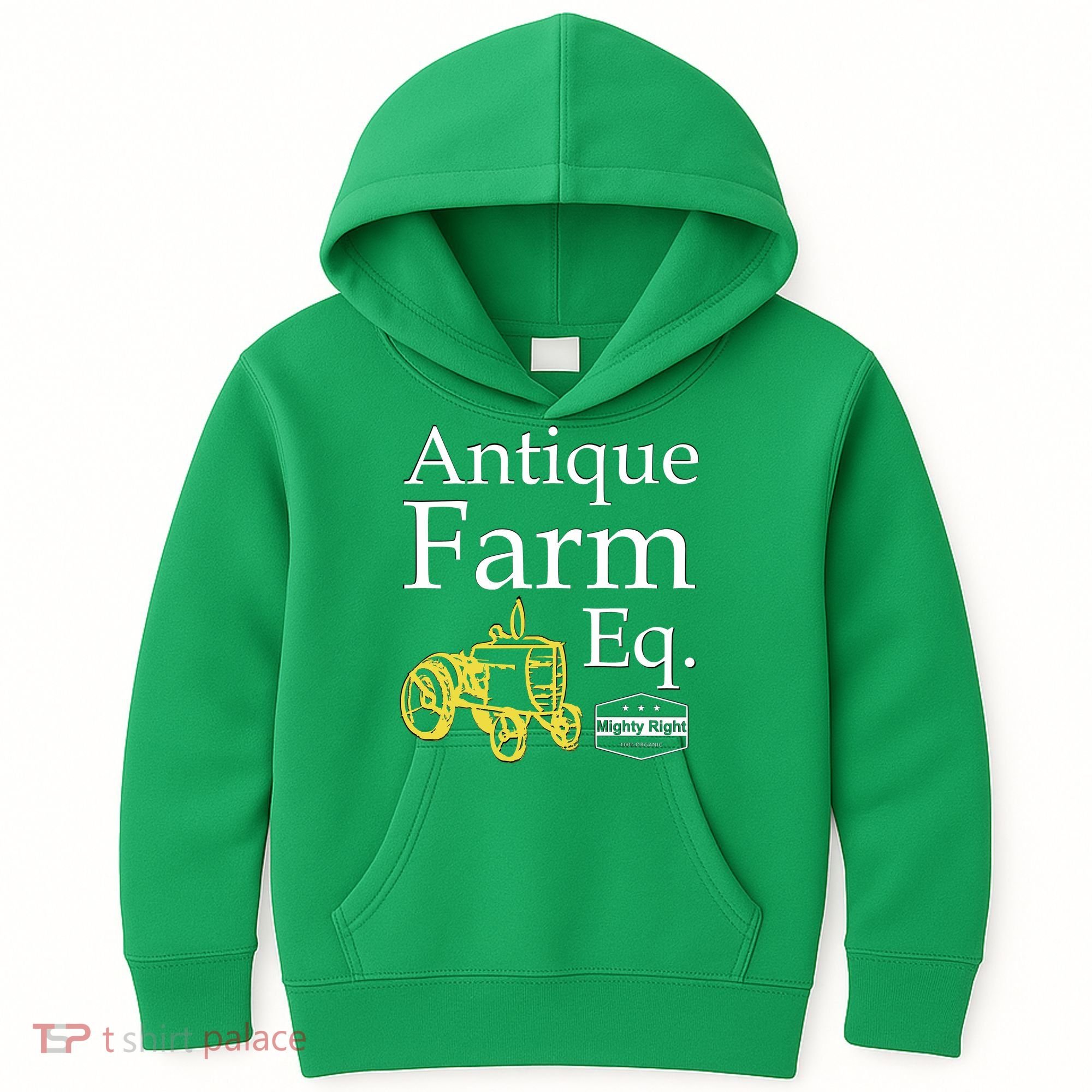 Antique Farm Equipment Kids Hoodie