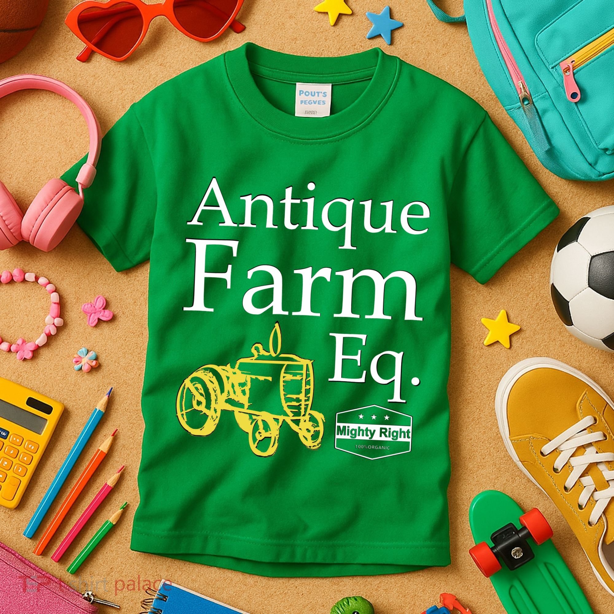 Antique Farm Equipment Kids T-Shirt