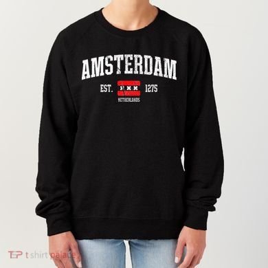 Amsterdam Flag Est. 1275 Netherlands Souvenir Women's Sweatshirt