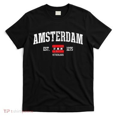 Amsterdam Flag Est. 1275 Netherlands Souvenir T-Shirt