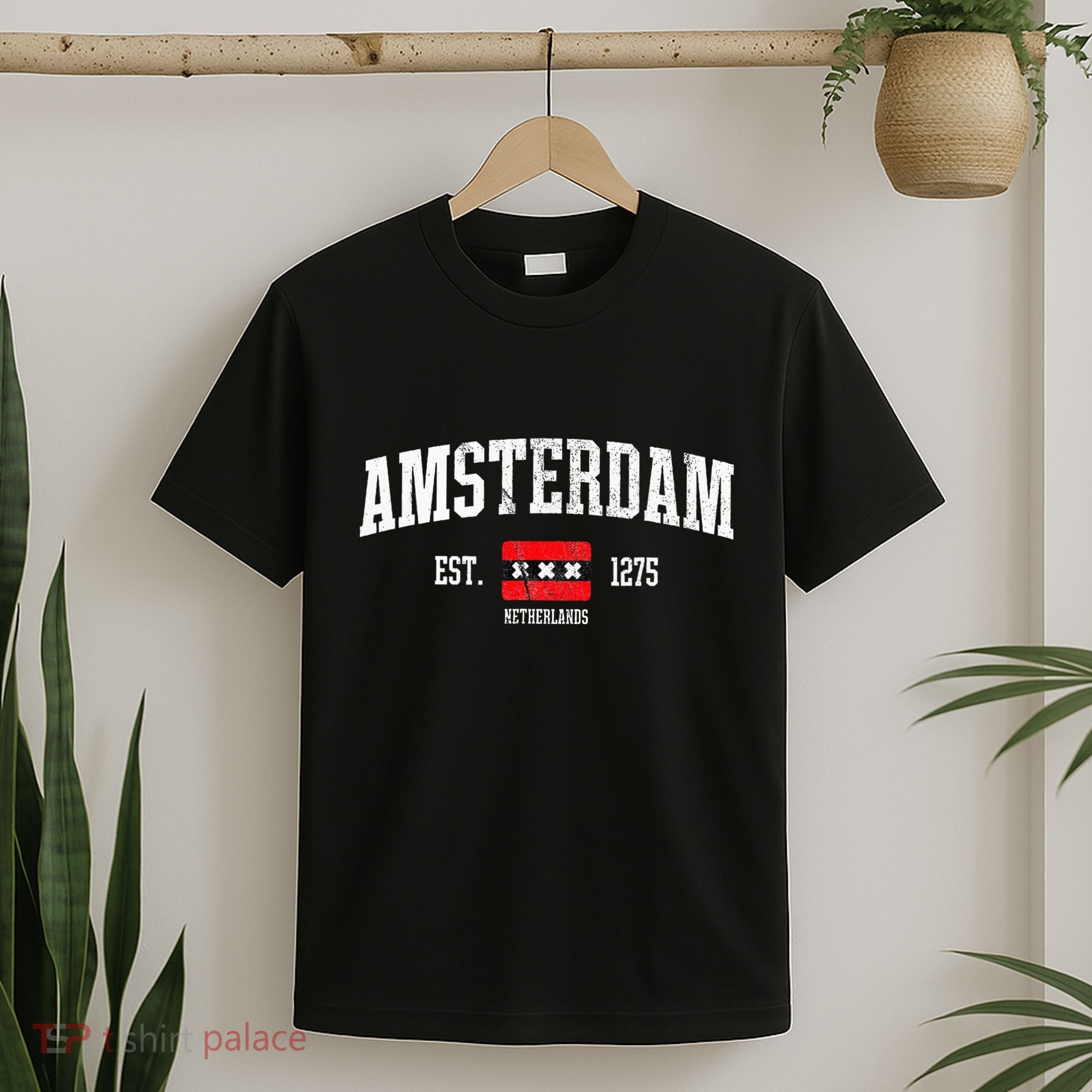 Amsterdam Flag Est. 1275 Netherlands Souvenir T-Shirt