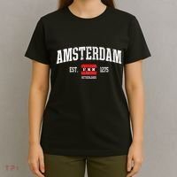 Amsterdam Flag Est. 1275 Netherlands Souvenir T-Shirt thumb 4