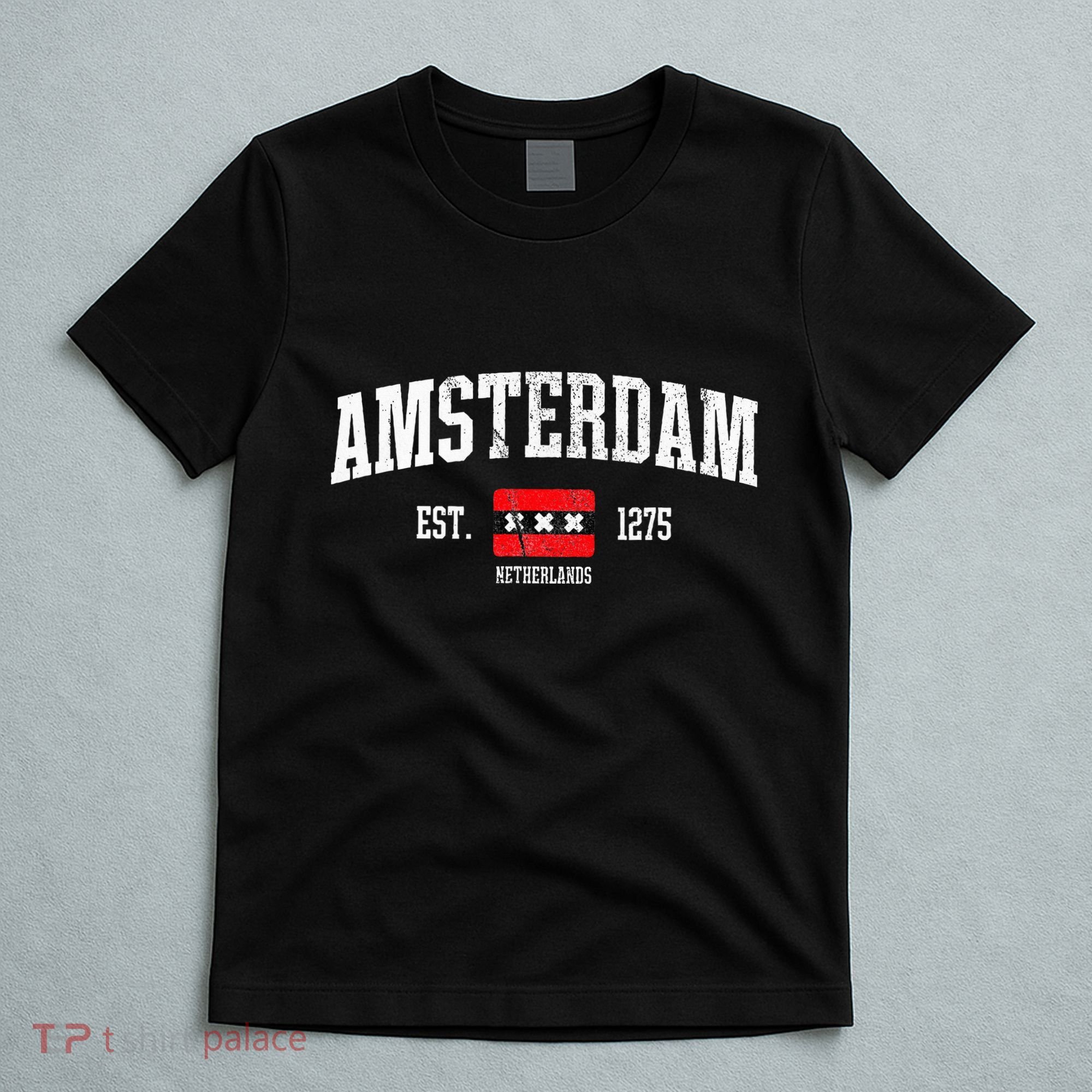 Amsterdam Flag Est. 1275 Netherlands Souvenir T-Shirt