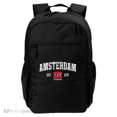 Amsterdam Flag Est. 1275 Netherlands Souvenir Backpack