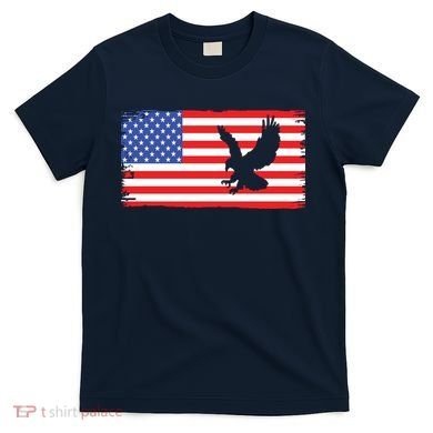 American Flag Flying Eagle T-Shirt