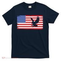 American Flag Flying Eagle T-Shirt thumb 0