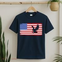 American Flag Flying Eagle T-Shirt thumb 2