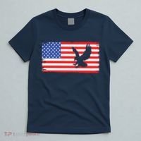 American Flag Flying Eagle T-Shirt thumb 5