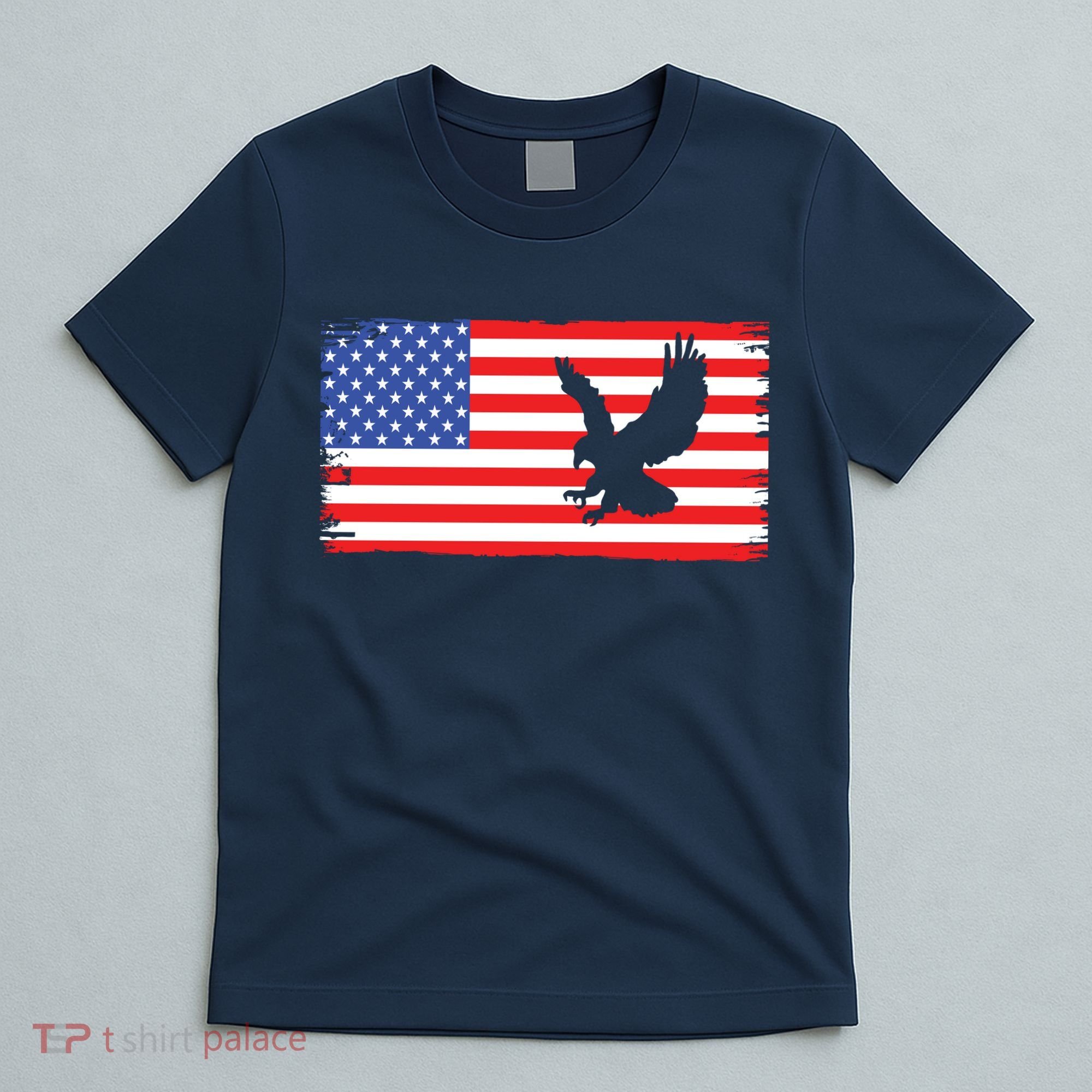 American Flag Flying Eagle T-Shirt