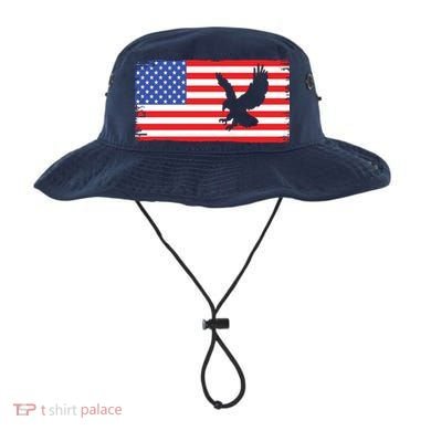 American Flag Flying Eagle Bucket Hat