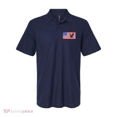 American Flag Flying Eagle Polo