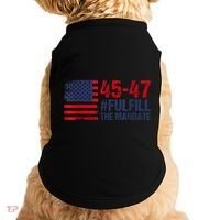 American Flag Fulfill The Mandate 45 47 Doggie Tank thumb 0