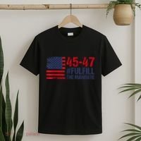 American Flag Fulfill The Mandate 45 47 T-Shirt thumb 2