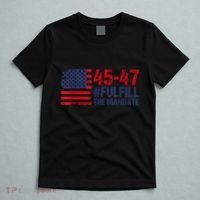 American Flag Fulfill The Mandate 45 47 T-Shirt thumb 5