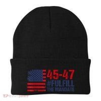 American Flag Fulfill The Mandate 45 47 Beanie thumb 0