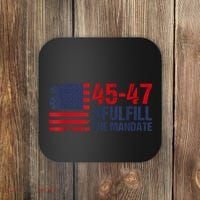 American Flag Fulfill The Mandate 45 47 Coaster thumb 0