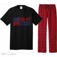 American Flag Fulfill The Mandate 45 47 Pajama Set thumb 0