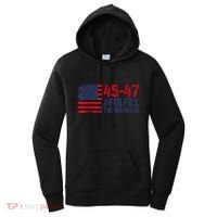 American Flag Fulfill The Mandate 45 47 Women's Hoodie thumb 0