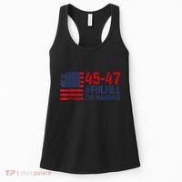 American Flag Fulfill The Mandate 45 47 Women's Tank Top thumb 0