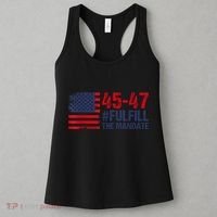 American Flag Fulfill The Mandate 45 47 Women's Tank Top thumb 3