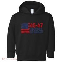 American Flag Fulfill The Mandate 45 47 Toddler Hoodie thumb 0