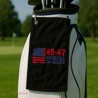 American Flag Fulfill The Mandate 45 47 Golf Towel thumb 2