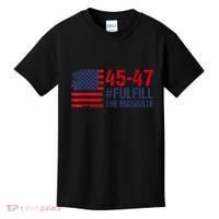 American Flag Fulfill The Mandate 45 47 Kids T-Shirt thumb 0