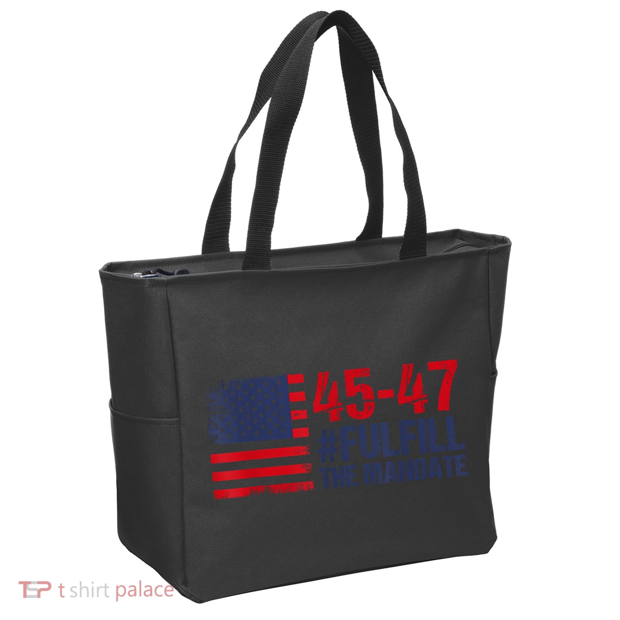 American Flag Fulfill The Mandate 45 47 Tote Bag